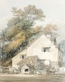 A Dog Asleep By Its Kennel Outside A Cottage - Joseph Mallord William Turner