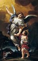 The guardin Angel - (after) Cortona, Pietro da (Berrettini)
