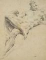 Study of the figure of day from the Lorenzo De'Medici tomb - Ottaviano Dandini