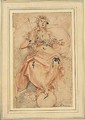 An allegorical female figure - (after) Giuseppe (d'Arpino) Cesari (Cavaliere)
