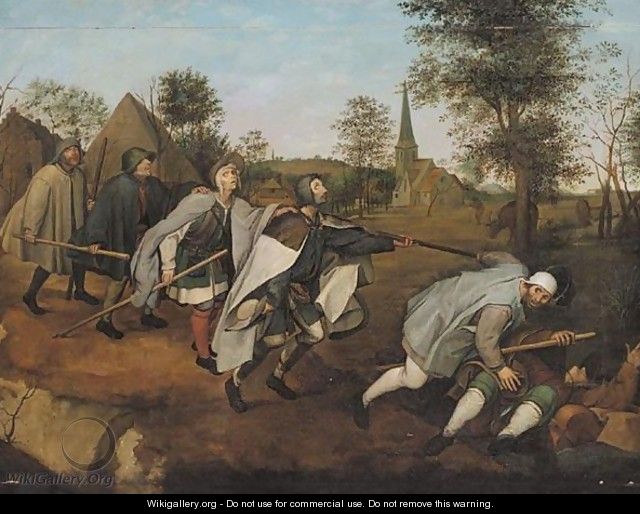 The Blind Leading The Blind - (after) Pieter The Elder Brueghel