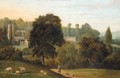 Landscape With Church, Possibly Bere Regis, Dorset - (after) William Tomkins