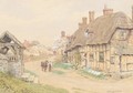 The church gate, Welford-on-Avon - Alfred Robert Quinton