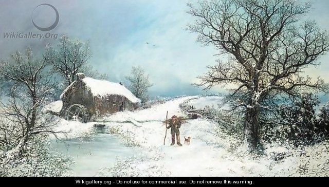 A faggot gatherer in winter - W. Berry