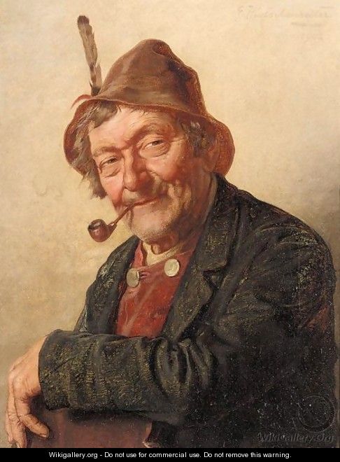 The pipe smoker - Hugo Kotschenreiter