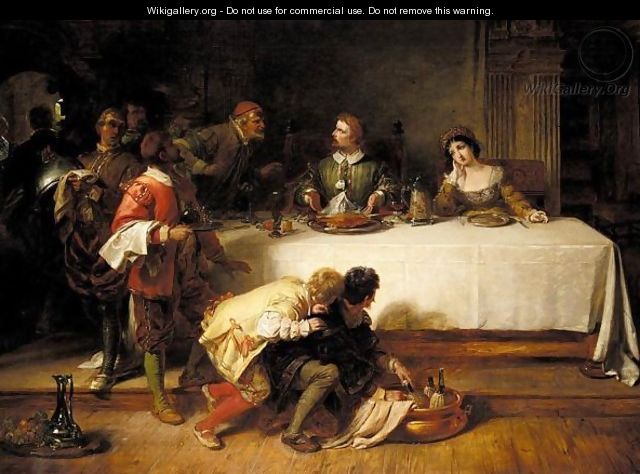 The banquet - Henry Courtney Selous