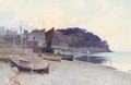 Boats moored on the beach - Arthur Claude Strachan