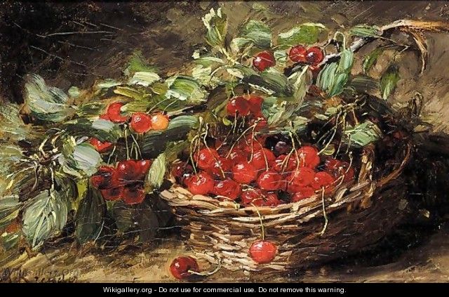 Basket of cherries - Alexis Kreyder