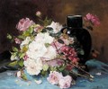 Still life of roses - Eugene Henri Cauchois