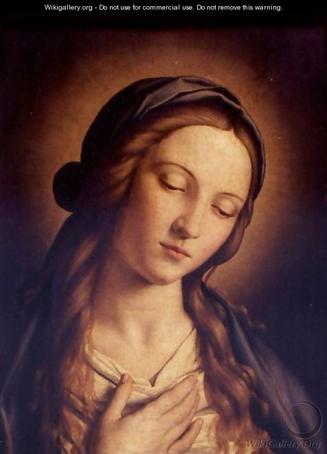 Head Of The Madonna - Giovanni Battista Salvi, Il Sassoferrato