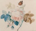 A Butterfly On A Rose - Johan Laurentz Jensen