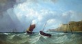 Fishing Vessels Off The Isle Of Wight - John James Wilson