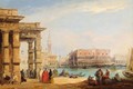 A View Across The Grand Canal From The Old Customs House, Venice - Edward Pritchett
