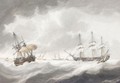Shipping On A Stormy Sea - Samuel Atkins