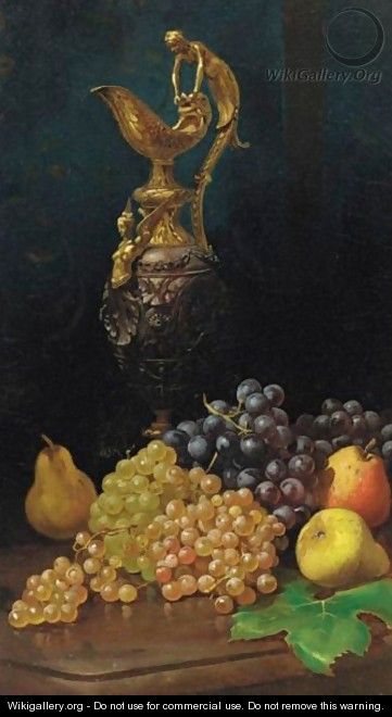 Still Life With Grapes - Harry Chase
