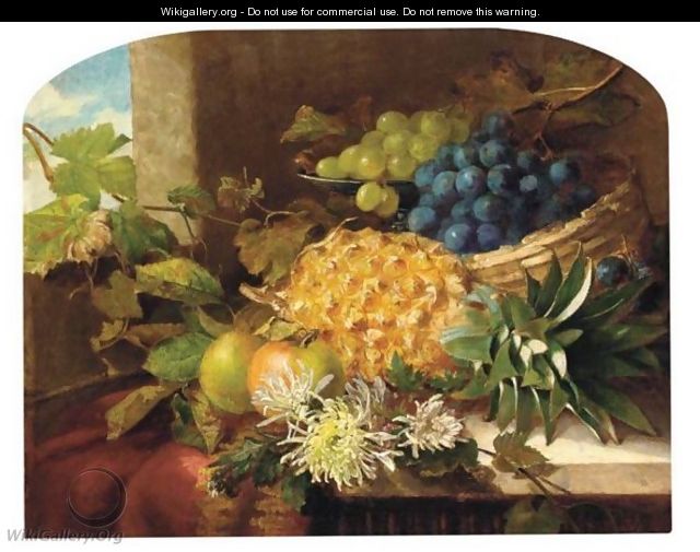 Still Life With Exotic Fruit - William Rickarby Miller