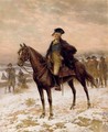 Washington At Valley Forge - Edward Percy Moran