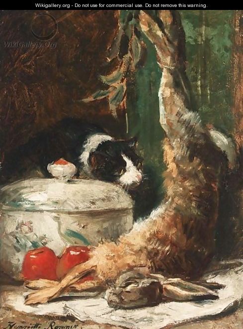 Inspecting The Catch - Henriette Ronner-Knip