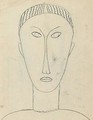 Tete De Face - Amedeo Modigliani