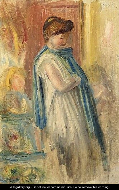 Jeune Femme Debout - Pierre Auguste Renoir