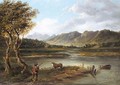 Boy deside a loch - (after) Patrick Nasmyth