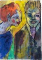 Junges Paar (Young Couple) - Emil Nolde