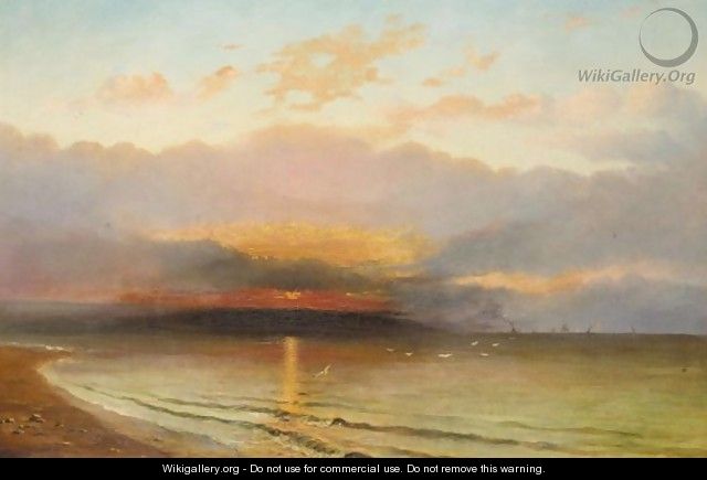 Sunset Shoreline - George Weatherill