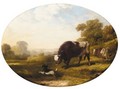 Cattle Scene - English School