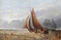 Sailing Boat Off The Beach - Desire Donny