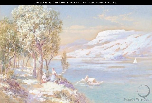 Italian Lake Scene - Charles Rowbotham