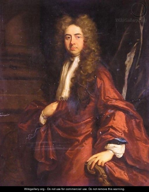 Portrait Of Hon. George Monson (B.1658) - Johann Closterman