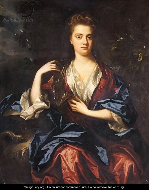 Portrait Of Margaret Watson, Lady Monson - Johann Closterman
