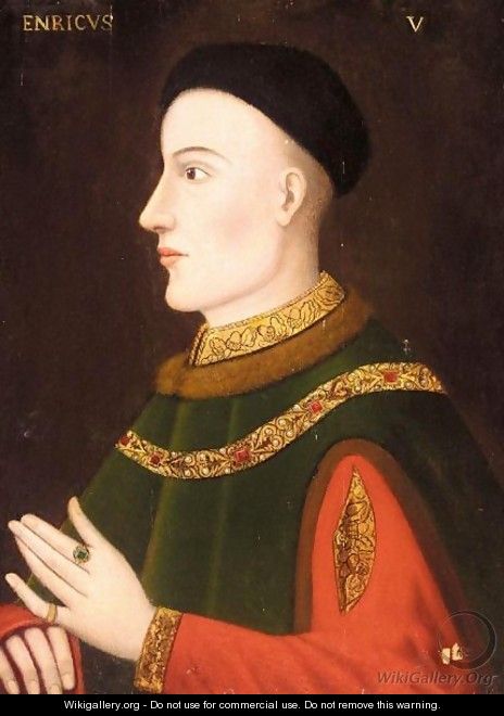 Portrait Of Henry V (1387-1422) - English School
