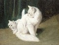Mother And Kitten - Arthur Heyer