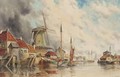 Haarlem Canal, Holland - Louis Van Staaten