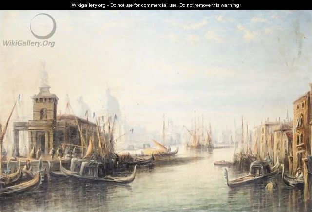 A View Of Venice - Anglo-Italian School