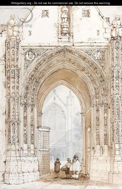 Erpingham Gate in the Cathedral Close - David Hodgson