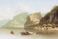Bissone On The Lake Of Lugano - John Warwick Smith
