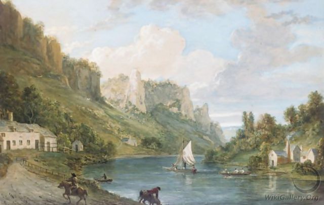 Symonds Yat On The River Wye - Paul Sandby