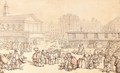 The Market, Covent Garden From The South - Thomas Rowlandson