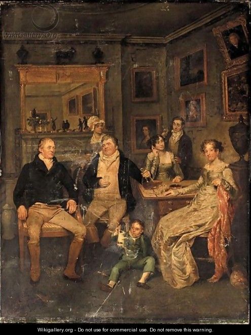 A Family Portrait - (after) Edward Bird