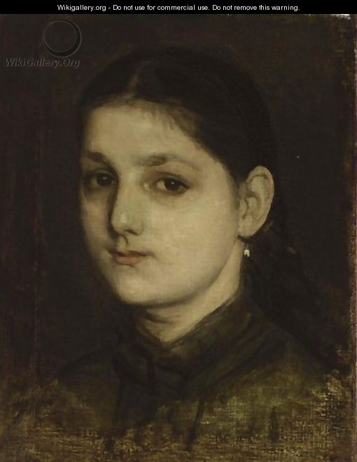 A Portrait Of A Girl (Tine Lefevre) - Matthijs Maris