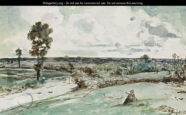 Paysage Du Nivernais - Johan Barthold Jongkind