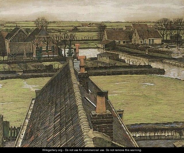 A View Of The Slatuintjes, Amsterdam - Maurits Van Der Valk