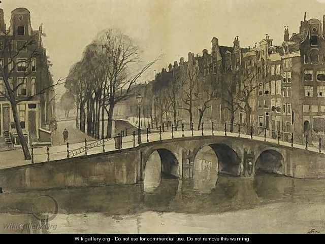 A View Of The Leidsegracht, Amsterdam - Willem Witsen