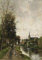 A View Of Loenen Aan De Vecht - Fredericus Jacobus Van Rossum Chattel