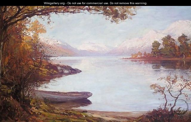Sunlight On The Loch, Ben Lomond - Alexander Brownlie Docharty