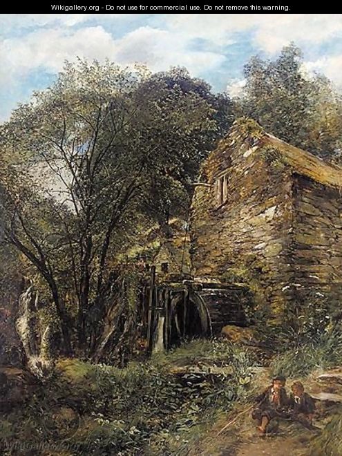 An Old Watermill, North Wales - Alexander Jnr. Fraser