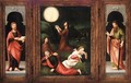 A Triptych - Central Panel The Agony In The Garden - Left Wing Saint Peter - Right Wing Saint Paul - (after) Marcellus Coffermans