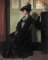 Portrait Of Mrs Ella Fry - Sir William Newenham Montague Orpen